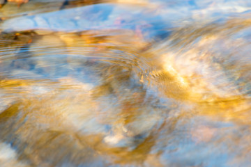 Water shapes and textures