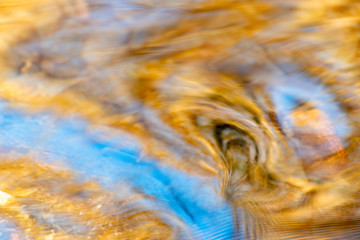 Water shapes and textures