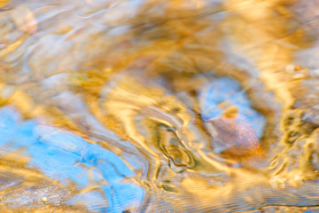 Water shapes and textures