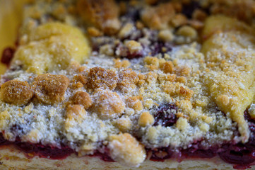 Kirsch streusel kuchen