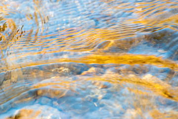 Water shapes and textures