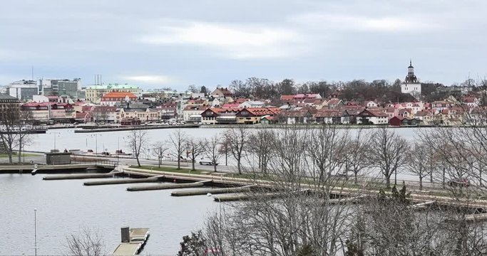 The city of V&auml;stervik in Sweden. A City on the east cost. 