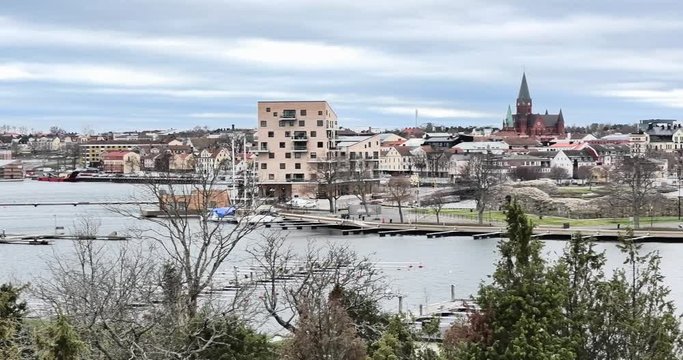 The city of V&auml;stervik in Sweden. A City on the east cost. 