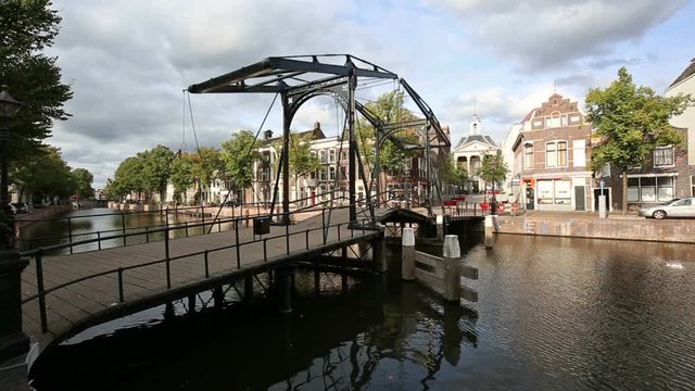 The Characteristic Town Of Schiedam, Netherlands