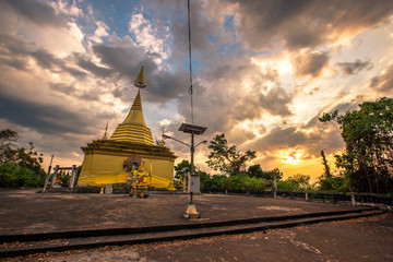 background of religious tourist sites(Pa Sawang Boon)in Kaeng Khoi District,Saraburi...