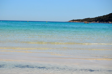 plage de palombaggia, corse, corse du sud