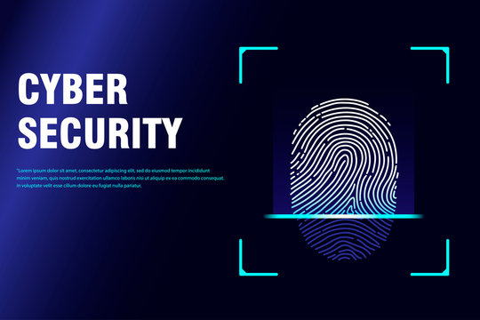 Coputer Internet Cyber Security Background. Cyber Crime Vector Illustration. Digital Lock Vector Illustration EPS 10.