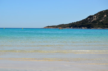plage de palombaggia, corse, corse du sud