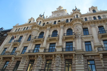 Fototapeta na wymiar Gebäude Riga