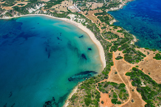 Gerakas Beach Zakynthos Aerial
