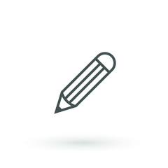 Pen Icon. Pencil icon symbol for your web site design, logo, app, UI. Vector illustration. isolated. Flat design.