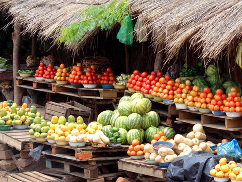 African fruit market