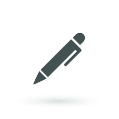 Pen Icon. Pencil icon symbol for your web site design, logo, app, UI. Vector illustration. isolated. Flat design.