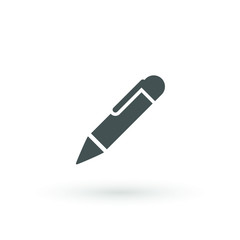 Pen Icon. Pencil icon symbol for your web site design, logo, app, UI. Vector illustration. isolated. Flat design.