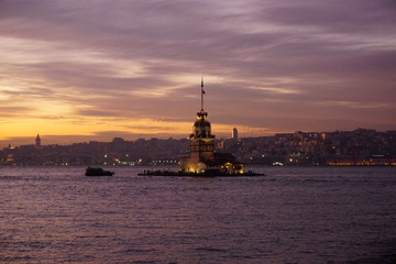 Maiden's Tower in Istanbul, Turkey