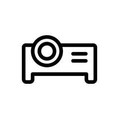 Projector Icon - Vector Illustration .