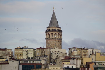 Fototapeta premium Galata Tower in Istanbul, Turkey