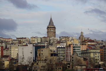 Fototapeta premium Galata Tower in Istanbul, Turkey