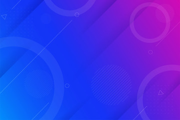 Abstract gradient geometric background. Minimal geometry Shape that looks modern.