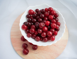pomegranate on a plate