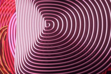 Fototapeta na wymiar Background abstract, twirl circle lines for design, graphic resource. 3D render.