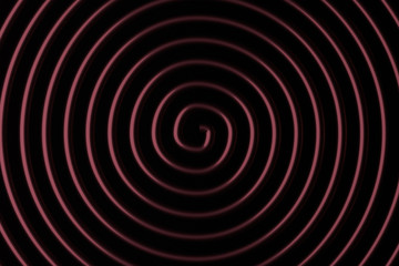 Abstract, twirl circle lines. Wallpaper for graphic design. 3D render.