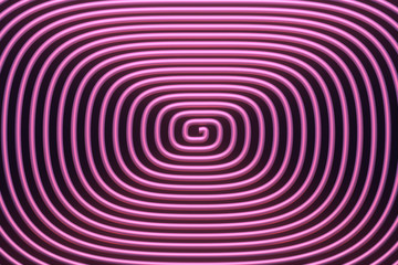 Twirl circle lines. For graphic design or background. 3D render.