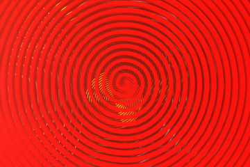 Circle lines, twirl for design texture, background. 3D render.