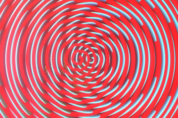 Abstract, twirl circle lines. Wallpaper for graphic design. 3D render.