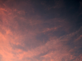  blue sky and white clouds