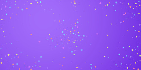 Festive confetti. Celebration stars. Colorful star