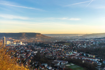Great view at Jena at sunset