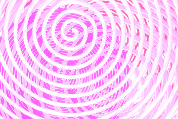 Circle lines, twirl for design texture, background. 3D render.