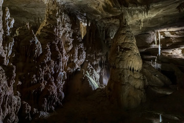 The  Prometheus Cave (also Kumistavi Cave) near Tskaltubo in the Imereti region, Georgia