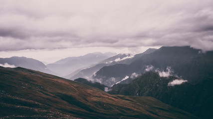 Fototapeta premium panoramic view of the mountains