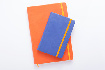 notepad or notebook paper at white background