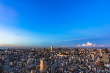 Obraz premium 東京の夕暮れ