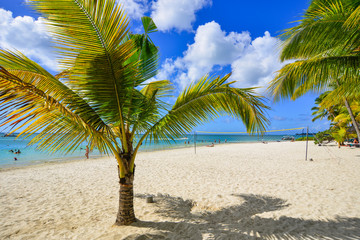 Beautiful seascape of Mauritius Island