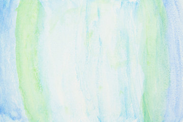 Blue and green textured watercolor background