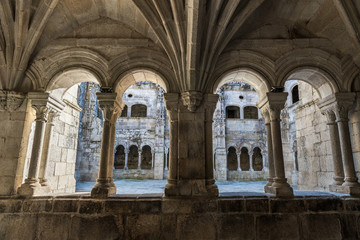 Santo Estevo de Ribas de Sil Monastery on a clear day