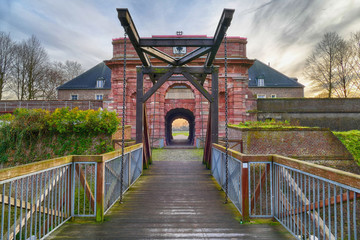 Brücke und Eingangstor zu einer Festung in Wesel