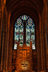 Obraz premium Interior of Cathedral Church of Christ in Liverpool