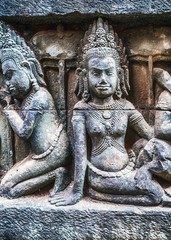 angkor monument statue