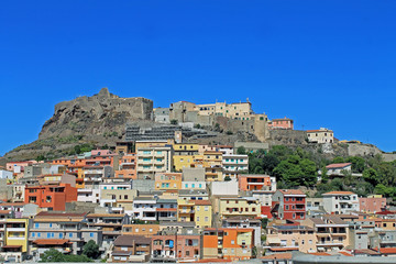 Fototapeta na wymiar Castelsardo, die bunte Stadt auf Sardinien