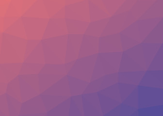 Abstract Low Polygon gradient Generative Art background illustration