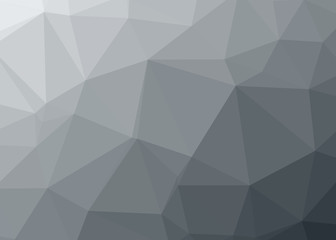 Abstract Low Polygon gradient Generative Art background illustration