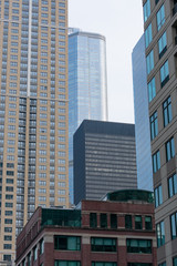 Office and Residential Skyscrapers in River North Chicago