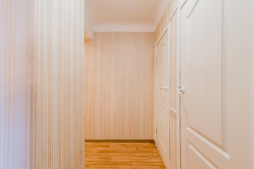 Russia, Moscow- September 07, 2019: interior room apartment modern bright cozy atmosphere. general cleaning, home decoration, preparation of house for sale