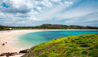 Obraz premium Merese Hill or the locals call it Merisik which means bald hill. Called bald because there were no trees found on it, only one tree at the western end of the hill.