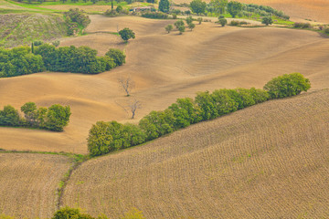 Fototapeta premium landscape of hills tuscany in autumn in Italy